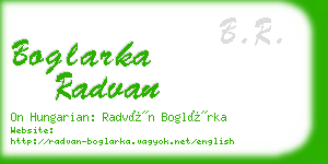 boglarka radvan business card